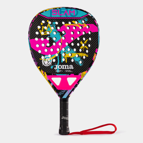 PALA JOMA SLAM PRO NEGRO ROSA FLUOR